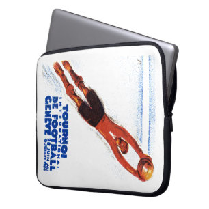 1930 Soccer Tournament Laptop Sleeve