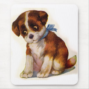 1930s adorable puppy no. 2 mouse mat