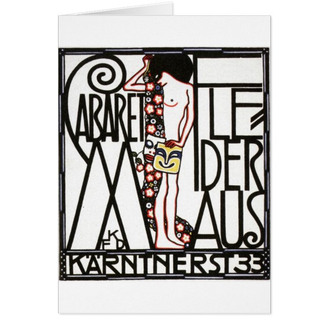 1930's Austrian Cabaret Poster (Front)