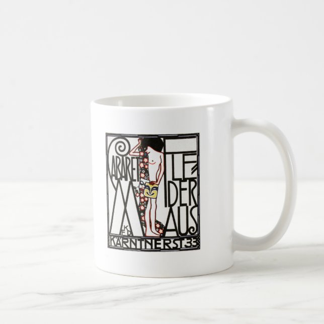 1930's Austrian Cabaret Poster Coffee Mug (Right)