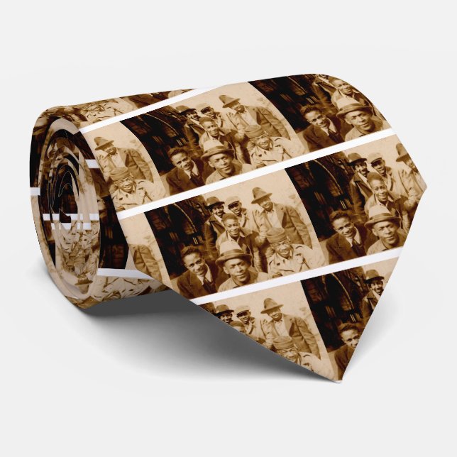 1930s boyz from the hood RPPC Tie (Rolled)