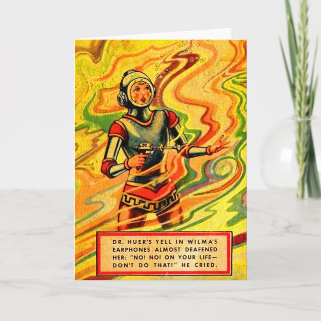 1930s Buck Rogers comic Wilma Deering Card (Front)