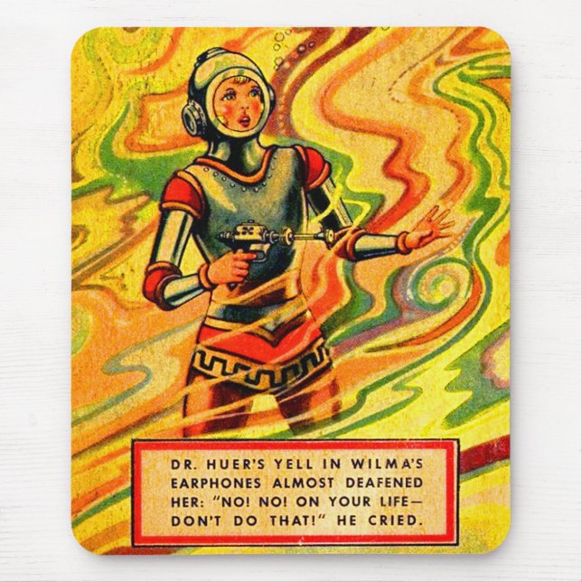 1930s Buck Rogers comic Wilma Deering Mouse Mat (Front)