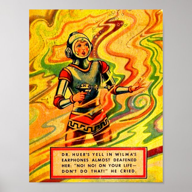 1930s Buck Rogers comic Wilma Deering Poster (Front)