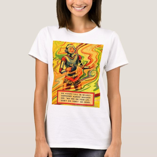 1930s Buck Rogers comic Wilma Deering T-Shirt (Front)