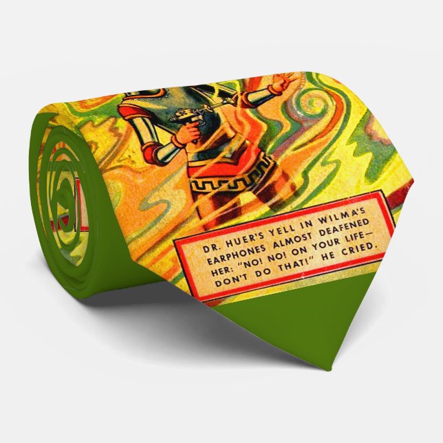 1930s Buck Rogers comic Wilma Deering Tie (Rolled)