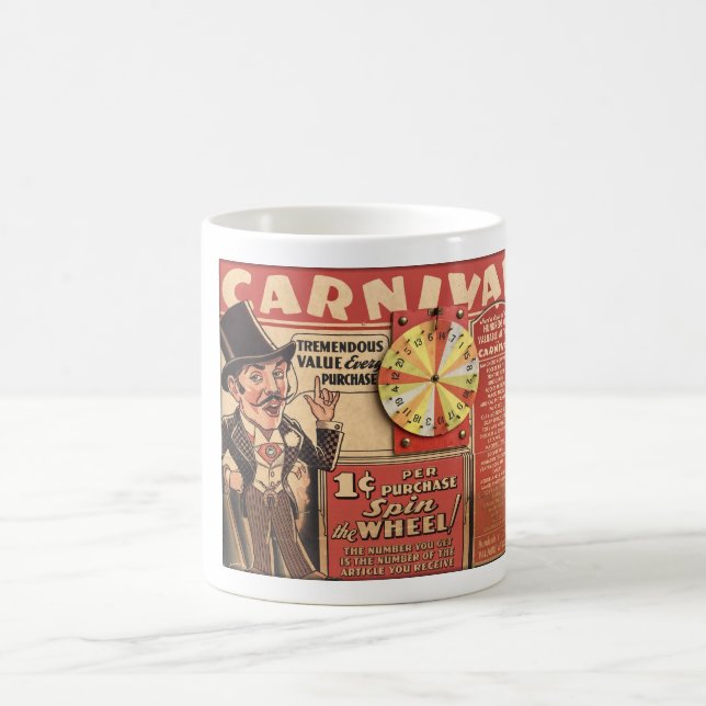 1930s CARNIVAL COUNTER DISPLAY Coffee Mug (Center)