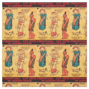 1930s comic strip paper doll Princess Wootietoot Fabric