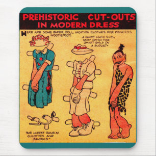 1930s comic strip paper doll Princess Wootietoot Mouse Mat