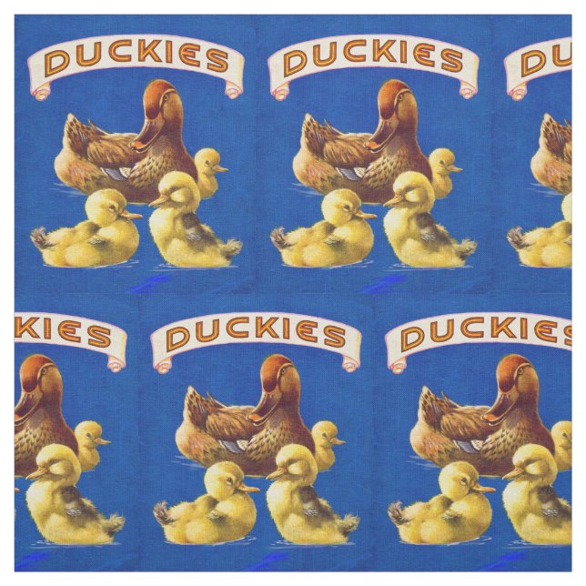1930s Duckies print Fabric (Swatch)