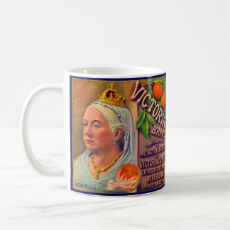 1930s fruit crate label Victoria brand oranges Coffee Mug
