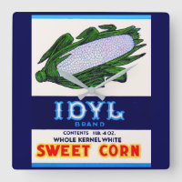 1930s Idyl Sweet Corn label