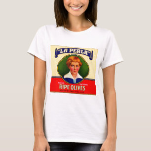 1930s LaPerla Olives label T-Shirt