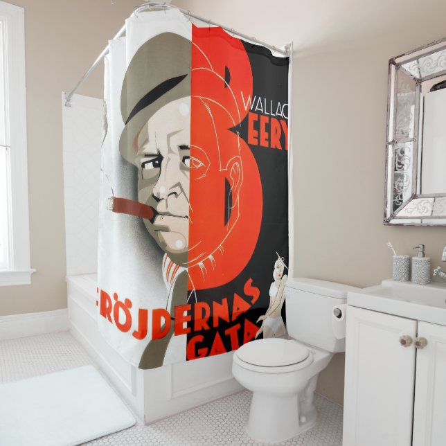 1930's Movie Shower Curtain (In Situ)