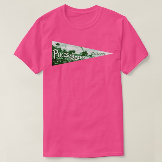 1930s Pikes Peak Colorado T-Shirt (Design Front)