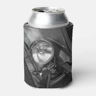 1930's Roadster Grayscale Can Cooler