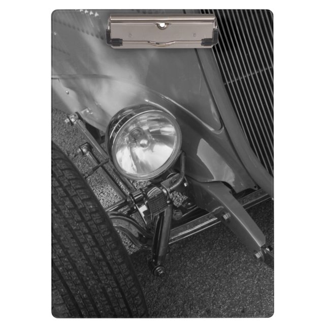 1930's Roadster Grayscale Clipboard (Front)