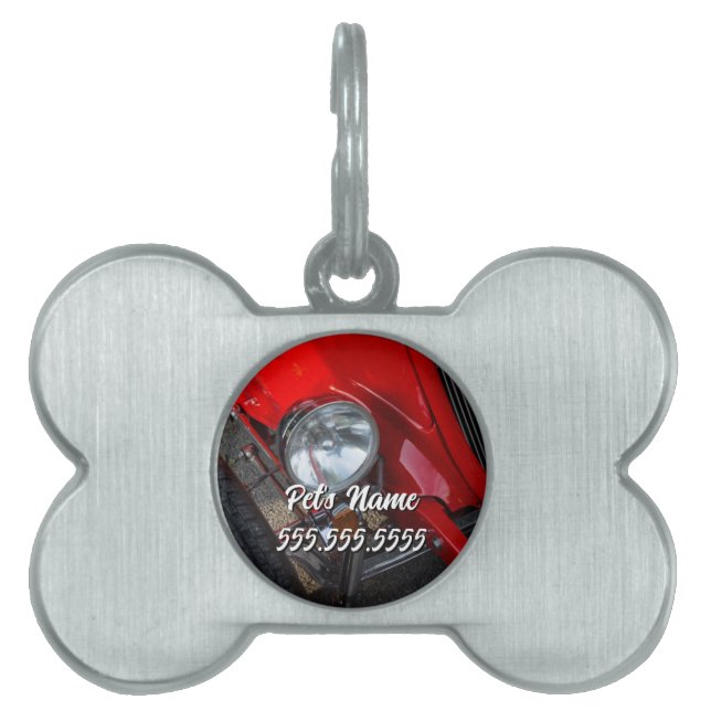 1930's Roadster Pet ID Tag (Front)