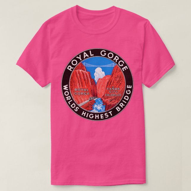 1930s Royal Gorge Bridge T-Shirt (Design Front)