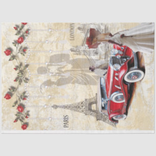 1930's Vintage Cards Series Design 5 Tissue Paper