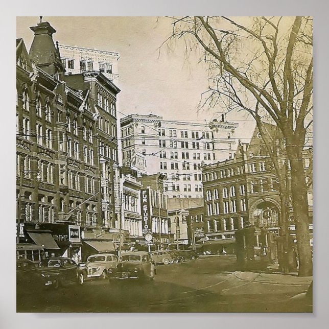 1930's Wilkes-Barre Pa. Poster (Front)