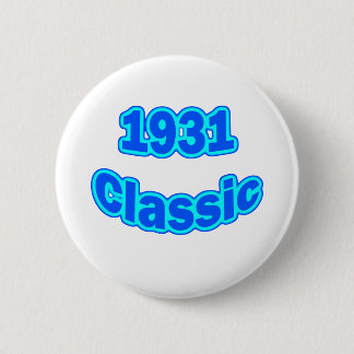1931 Classic Blue 6 Cm Round Badge