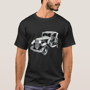 1931 Classic Hillman Wizard Sketch Art T-Shirt