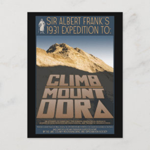 1931 Expedition to Climb Mount Dora post card