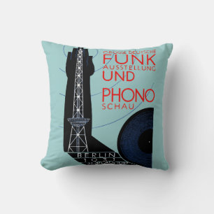 1931 German Radio and Music Expo Cushion