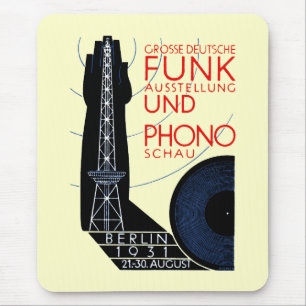 1931 German Radio and Music Expo Mouse Mat