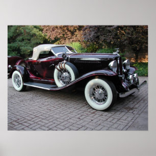 1932 Auburn Boattail Speedster Poster