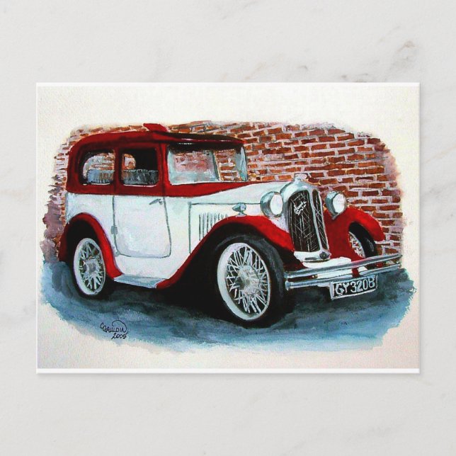 1932 Austin Postcard (Front)
