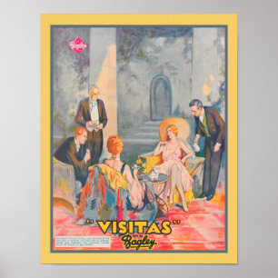 1932 Bagley Tea Biscuit Advertisement Poster