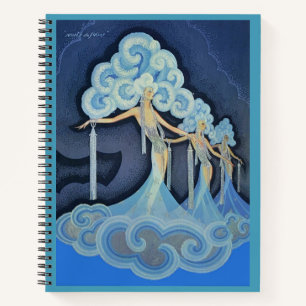 1932 Folies Bergère poster print Notebook