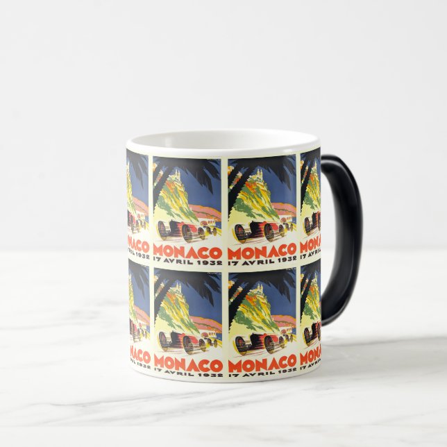 1932 Monaco Grand Prix Elegance Race Sports Magic Mug (Front Right)