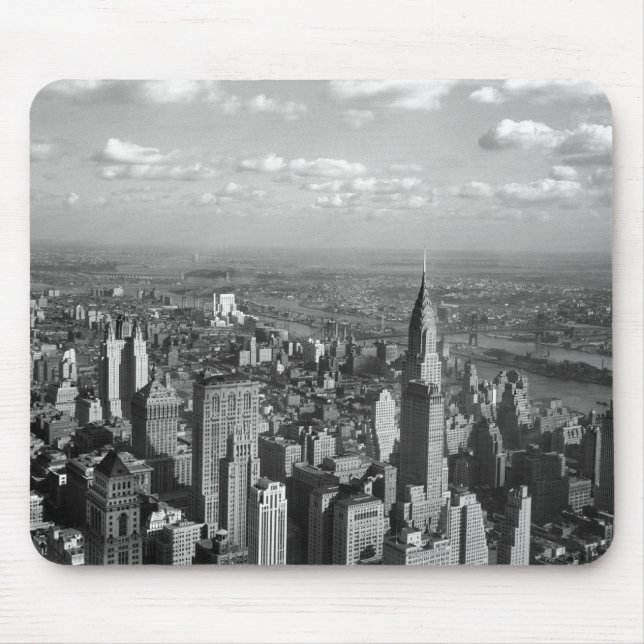 1932-New York-Chrysler Building-Mousepad Mouse Mat (Front)