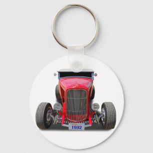1932  Red Roadster Key Ring