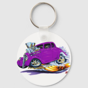 1933-36 Willys Purple Car Key Ring