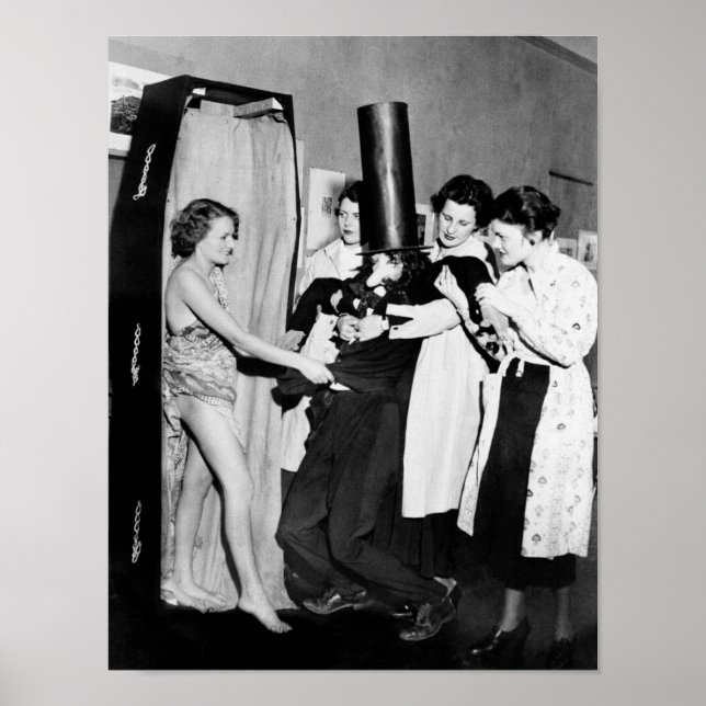 1933 BURYING OLD MAN PROHIBITION PARTY POSTER (Front)