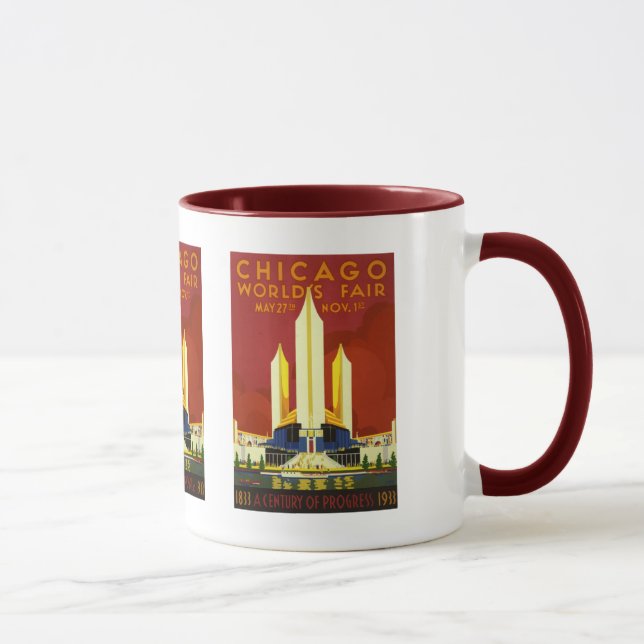 1933 Century of Progress World's Fair, Chicago, IL Mug (Right)