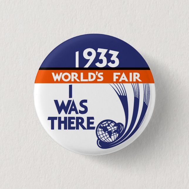 1933 Chicago World's Fair Replica Button (Front)