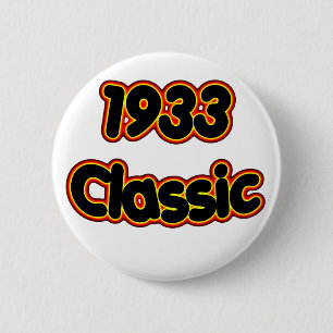 1933 Classic 6 Cm Round Badge