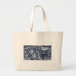 1933 Deliverance of Vienna Postage Stamp Large Tote Bag