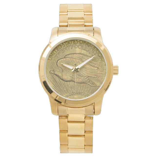 1933 Double Eagle Gold Coin Watch (Front)