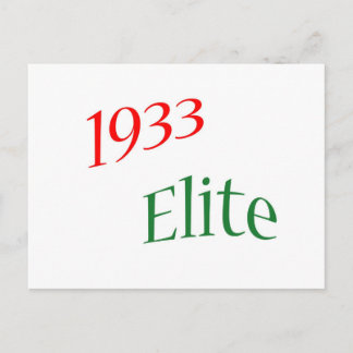 1933 Elite Postcard