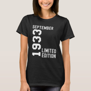 1933 September Happy Birthday Party T-Shirt