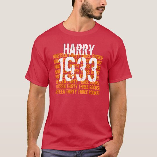 1933 Vintage Year 80th Birthday T-Shirt