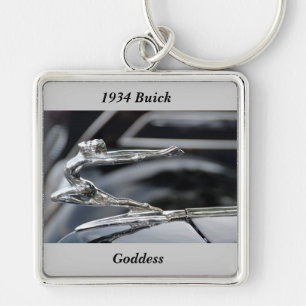 1934 Buick Goddess Hood Ornament Key Ring