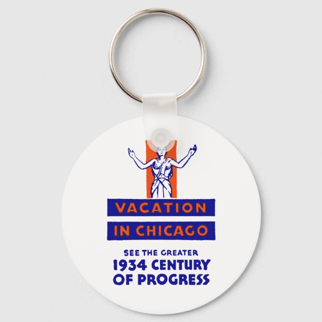 1934 Chicago Century of Progress Key Ring (Front)