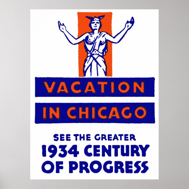 1934 Chicago Century of Progress Poster (Front)